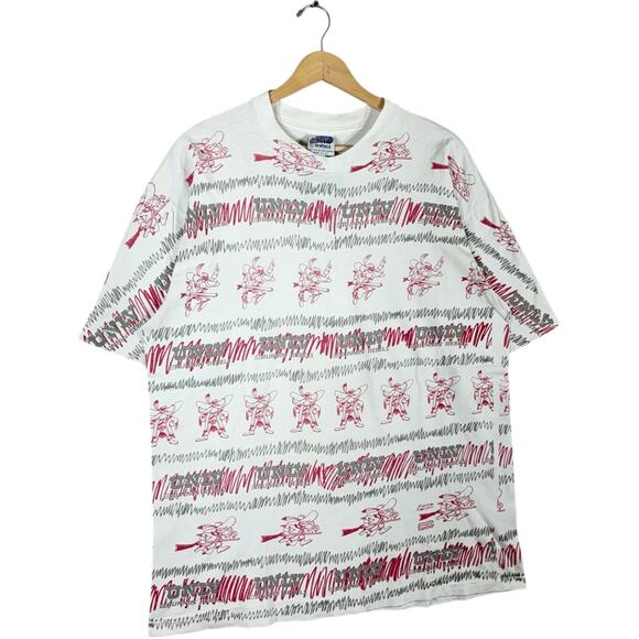 Vintage University Of Nevada Las Vegas Runnin' Rebels AOP Tee XL - Picture 4 of 7